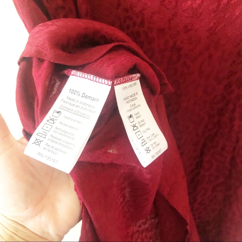 Motel Rocks Red Leopard Print Mini Dress sz s - Picture 9 of 9
